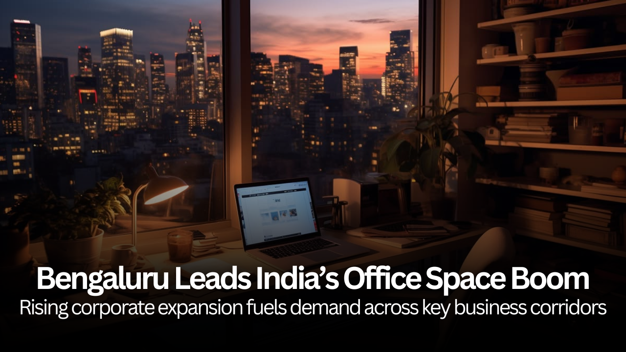 Bengaluru Leads Office Space Demand as Large Commercial Leasing Deals Cross 19.5 Million Square Feet