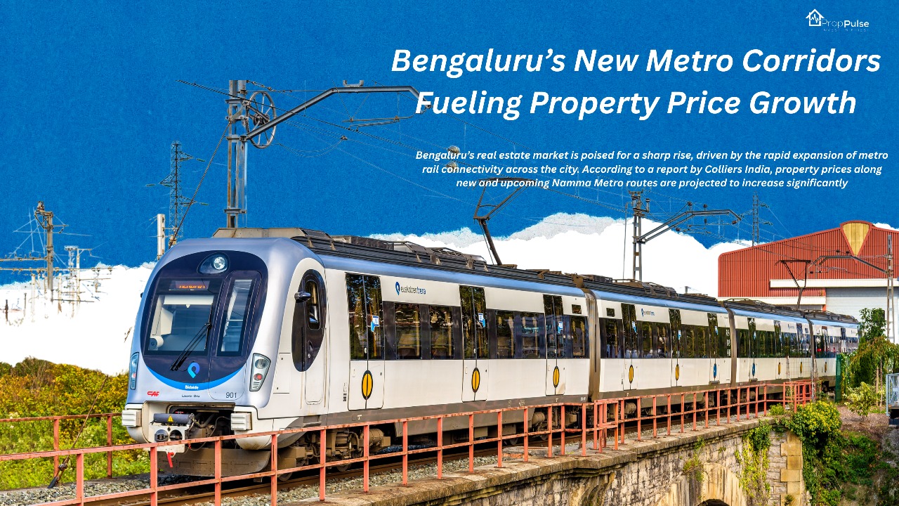 Bengaluru Property Prices Set to Rise Along Upcoming Metro Corridors