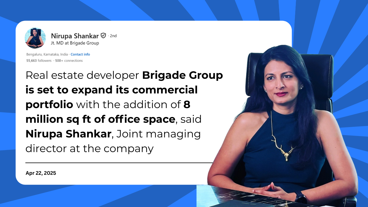 Brigade Group to Add 8 Million Sq. Ft. of Office Space: What It Means for Bengaluru Real Estate Investors