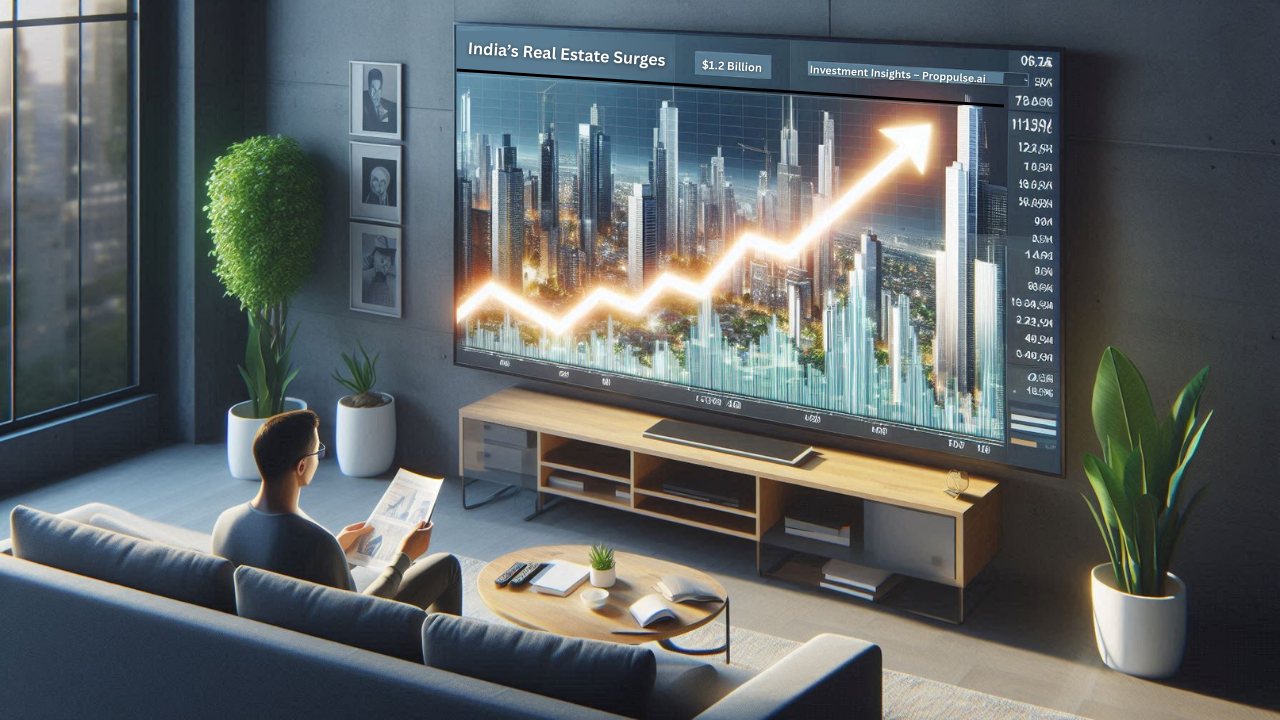 India’s Real Estate Sees $1.2 Billion Investment Surge in Q1 2025: What’s Driving the Boom?