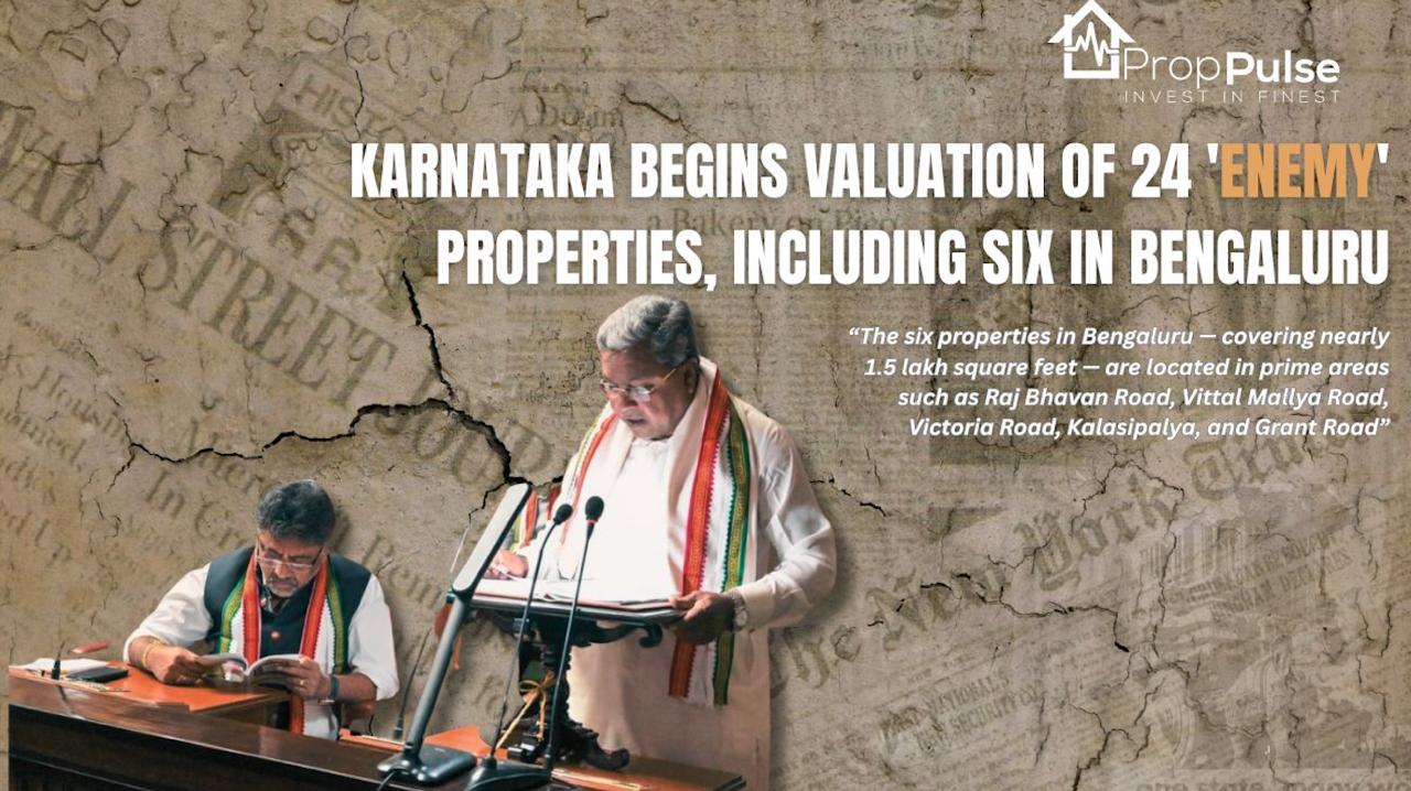 Karnataka begins valuation of 24 'enemy' properties, including six in Bengaluru 