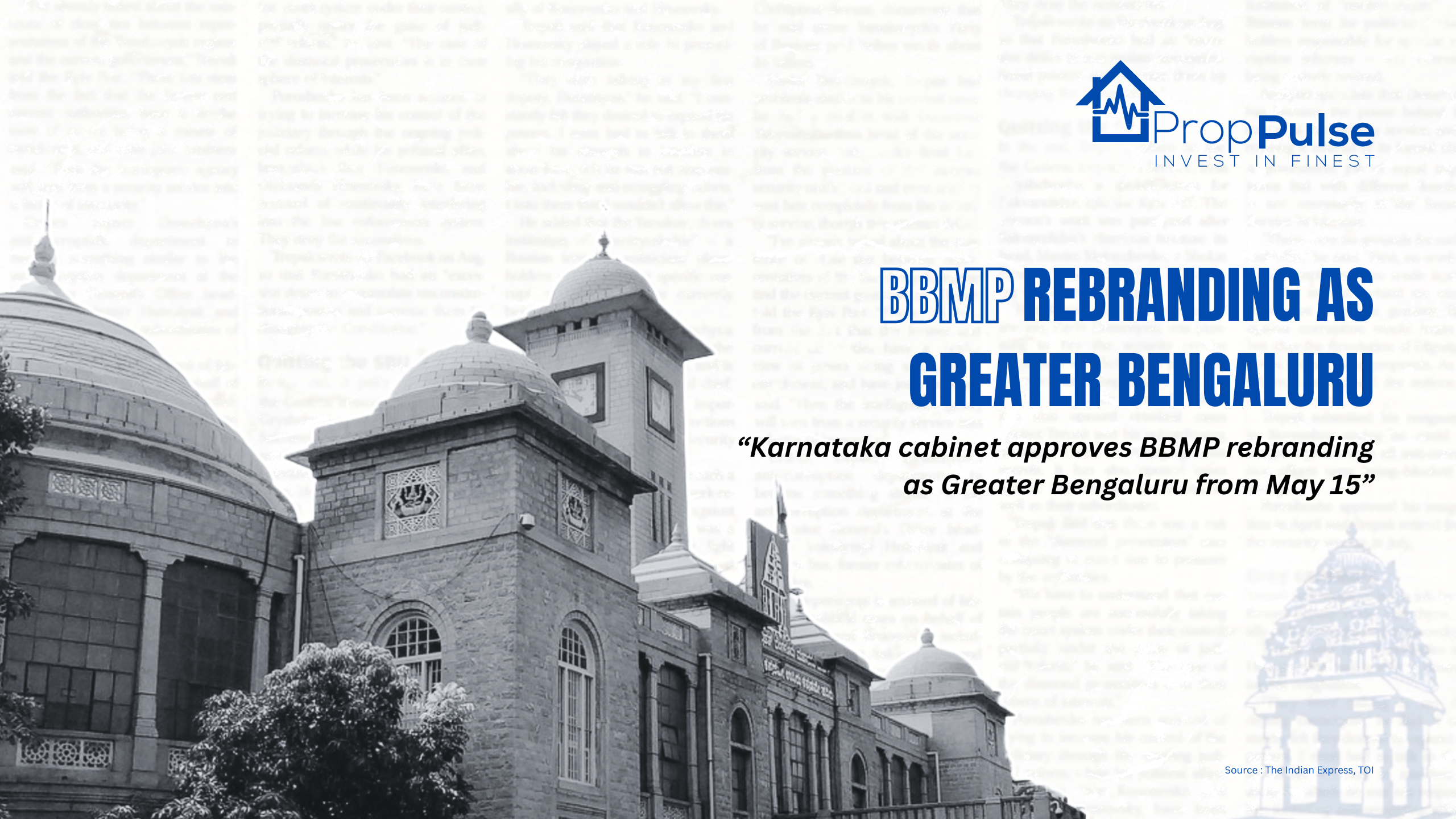 Karnataka cabinet approves 'Greater Bengaluru: Major Civic Overhaul Begins from May 15