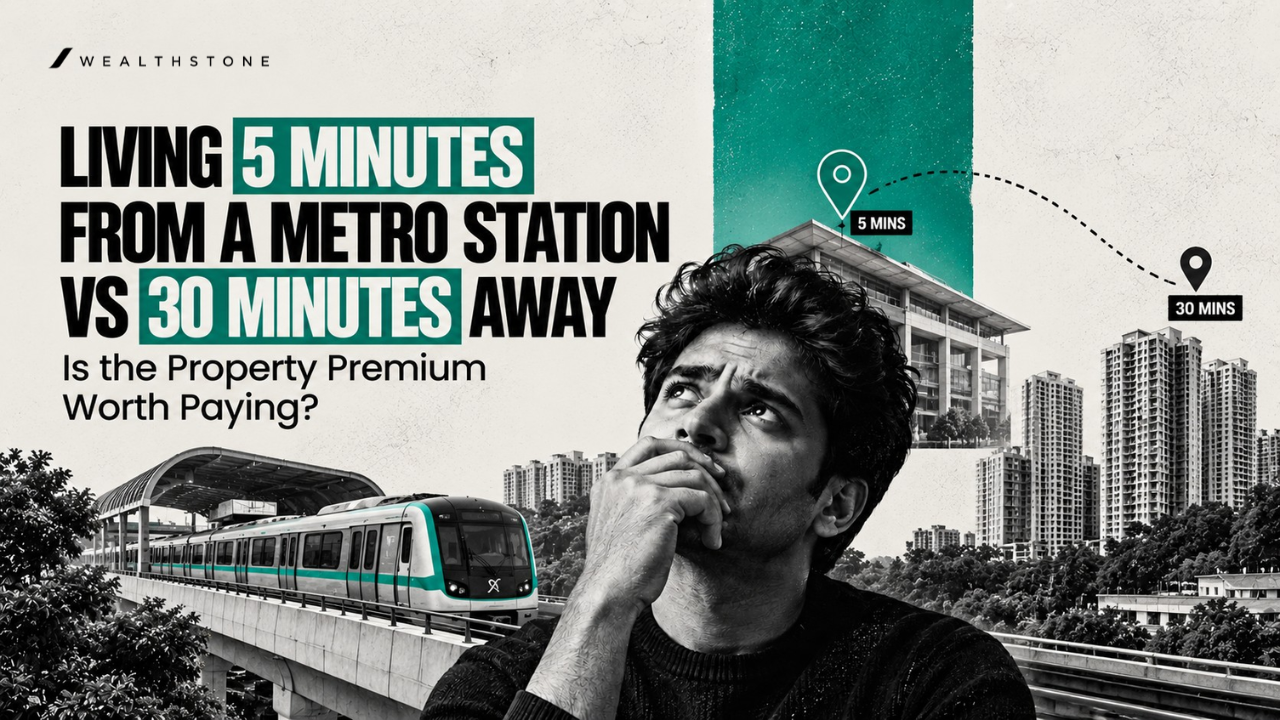 Living 5 Minutes From a Metro Station vs 30 Minutes Away: Is the Property Premium Worth Paying?