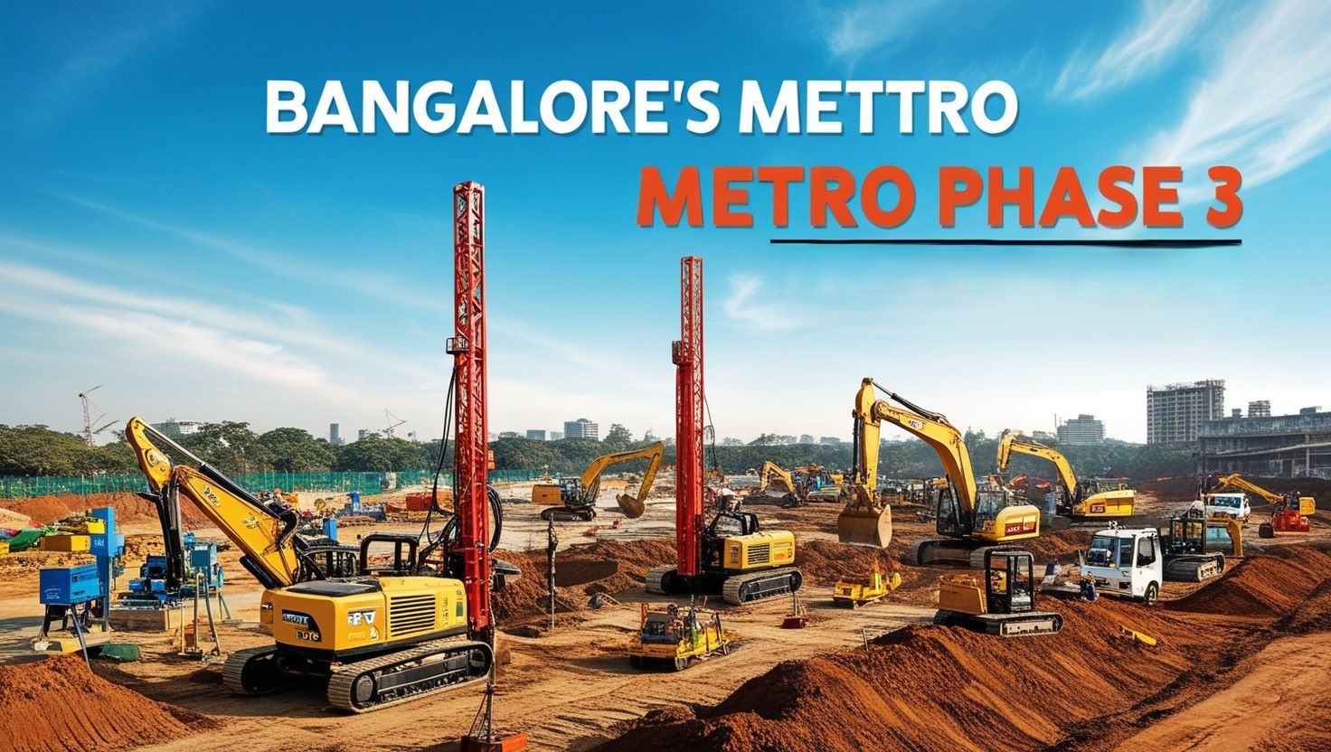 Metro Phase 3: Geotechnical Survey Kicks Off&nbsp;in&nbsp;Bangalore