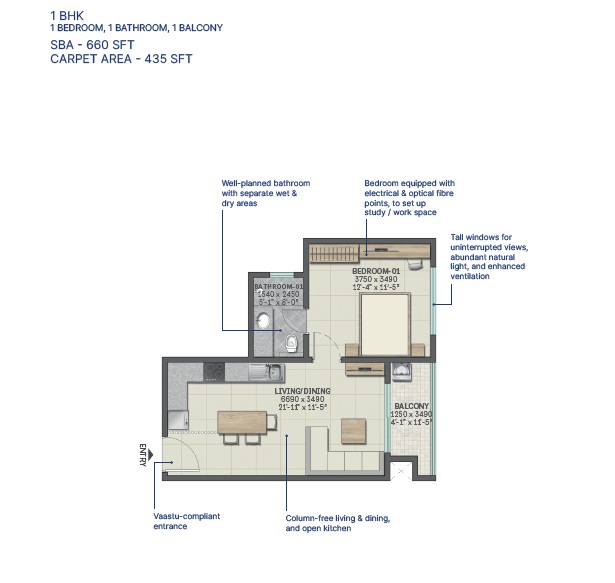 Image of floor and plan