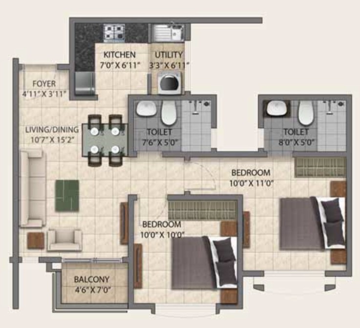Image of floor and plan