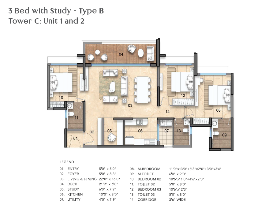 Image of floor and plan