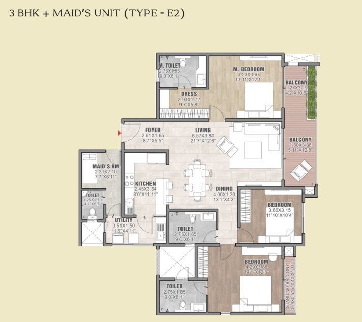 Image of floor and plan