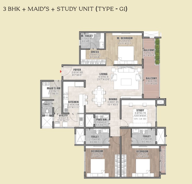Image of floor and plan