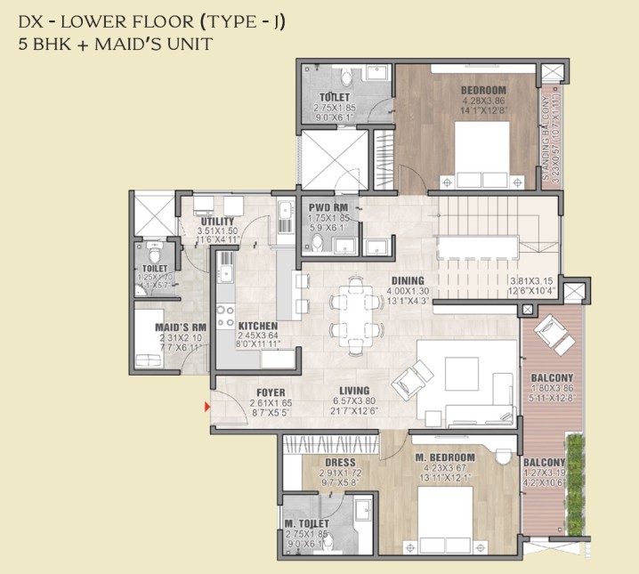 Image of floor and plan