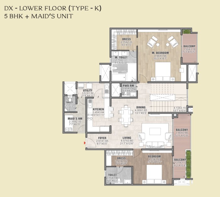 Image of floor and plan