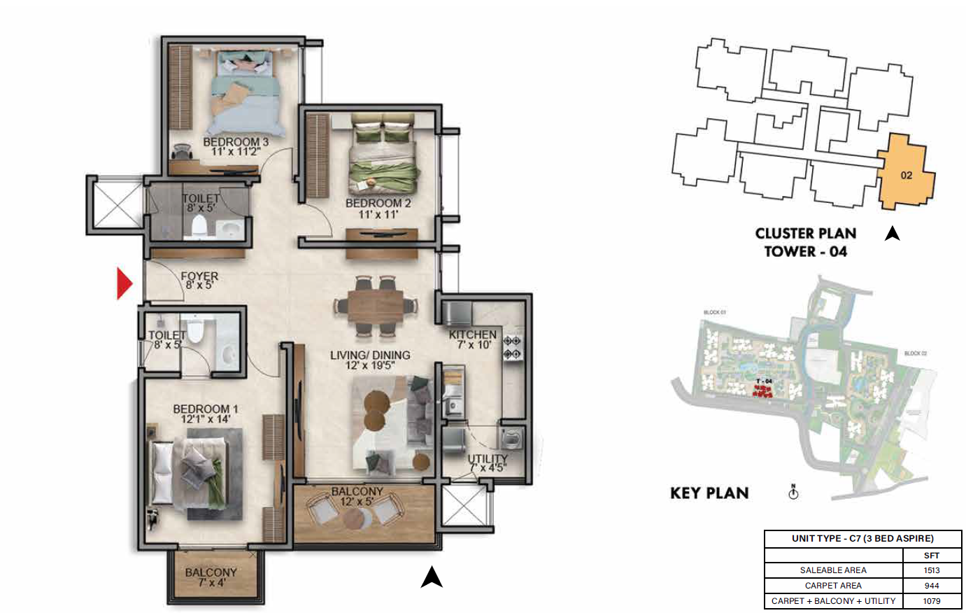 Image of floor and plan