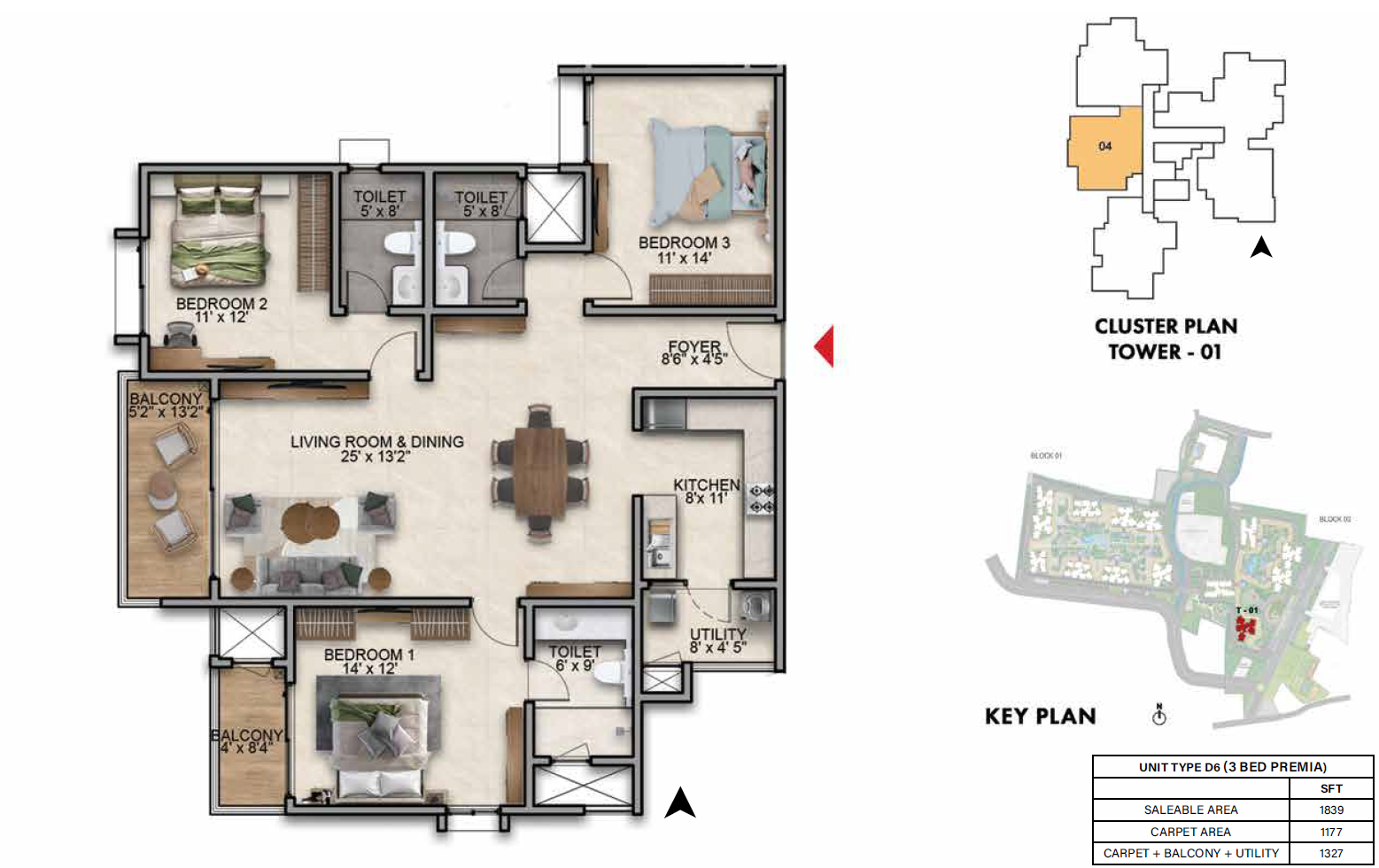 Image of floor and plan