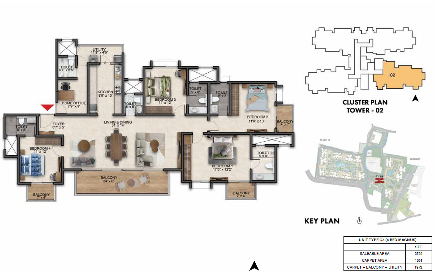 Image of floor and plan