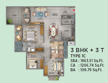 Image of floor and plan